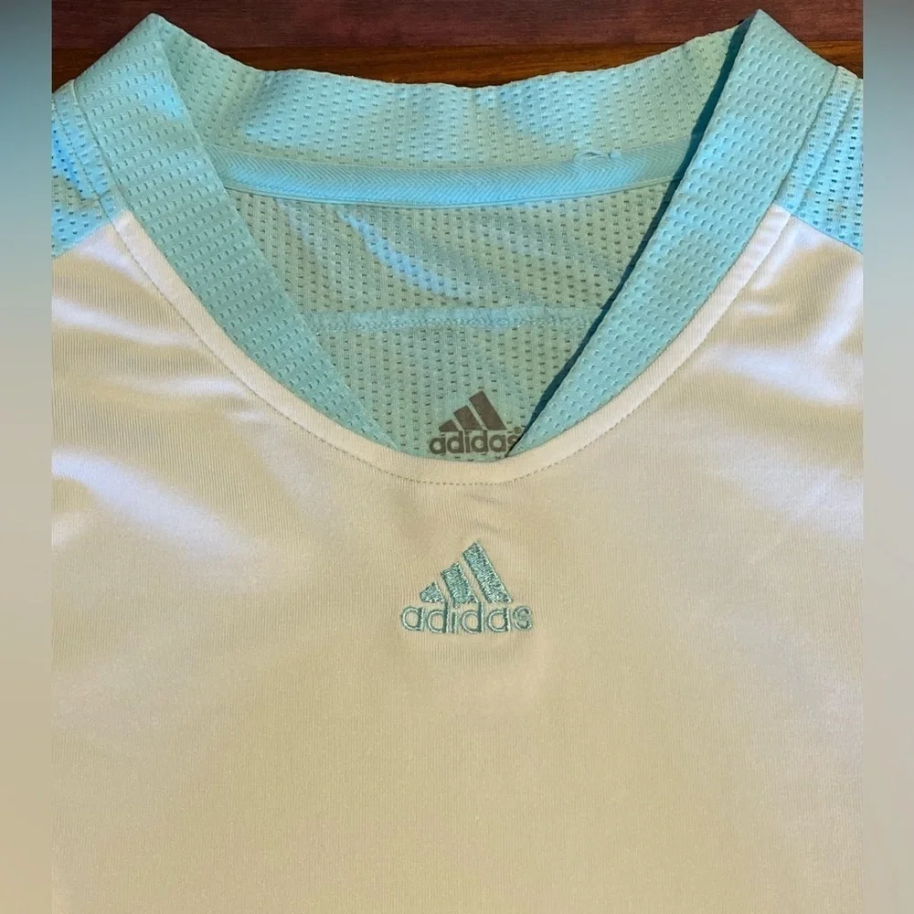 Adidas Cap-Sleeve Tennis Top, size L - Picture 3 of 7